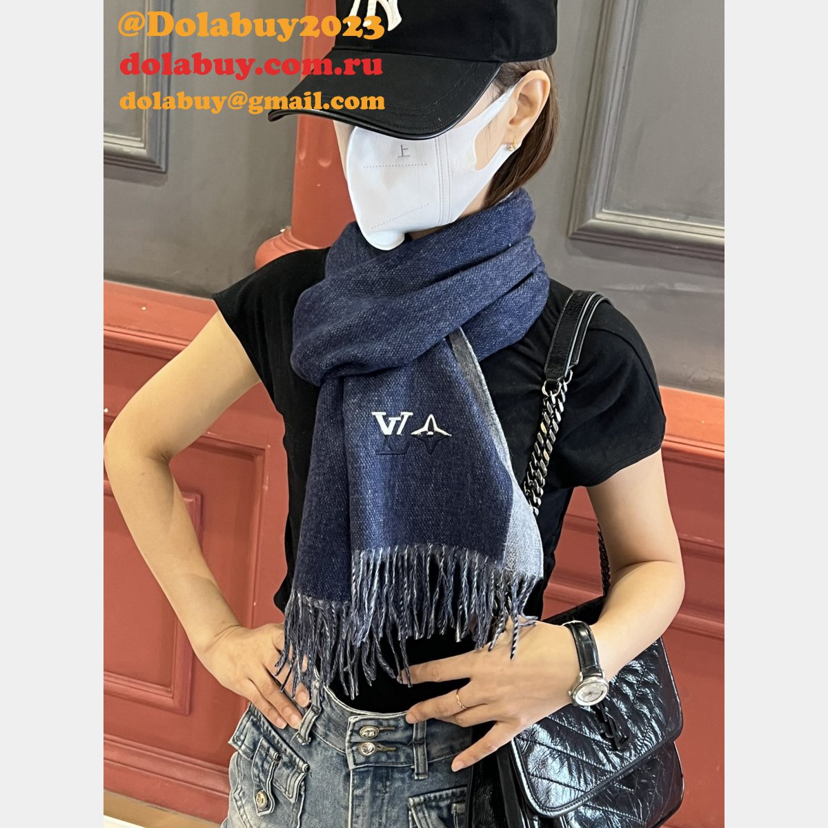 High Quality LV CASHMERE SCARF