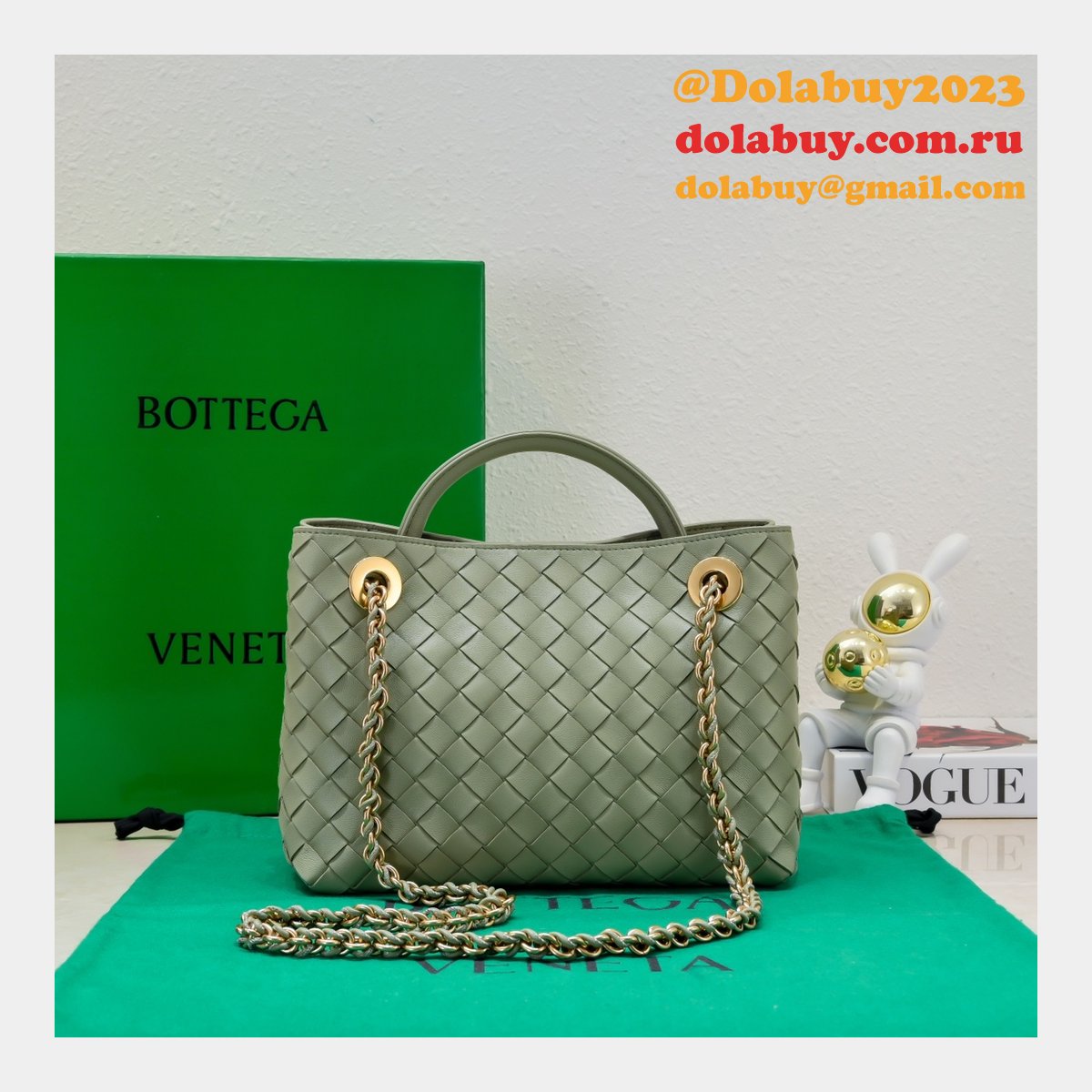 Top Quality BOTTEGA VENETA ANDIAMO small 25cm tote bag