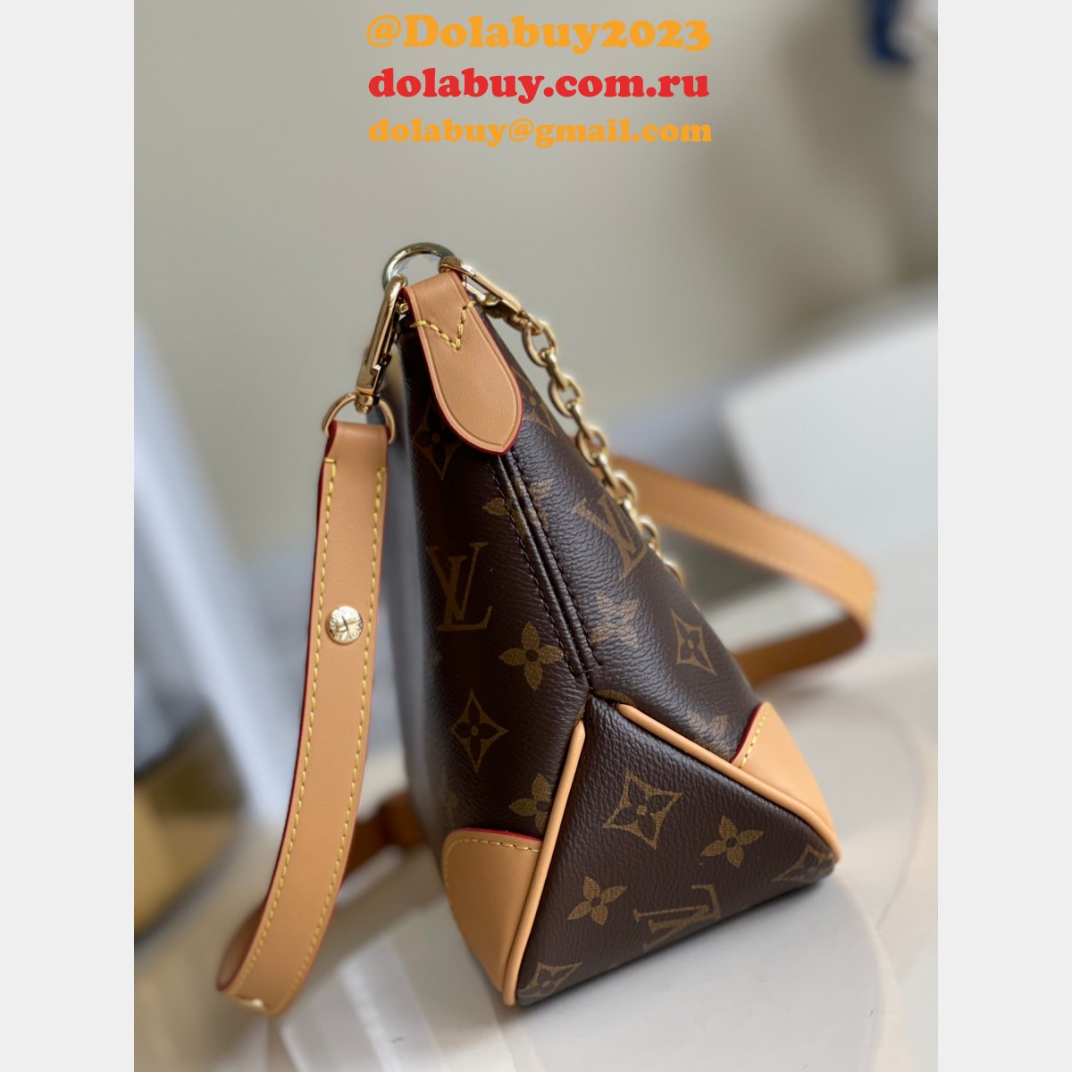 Knockoff Louis Vuitton From china M45832/M45831 Boulogne Monogram Canvas Bag