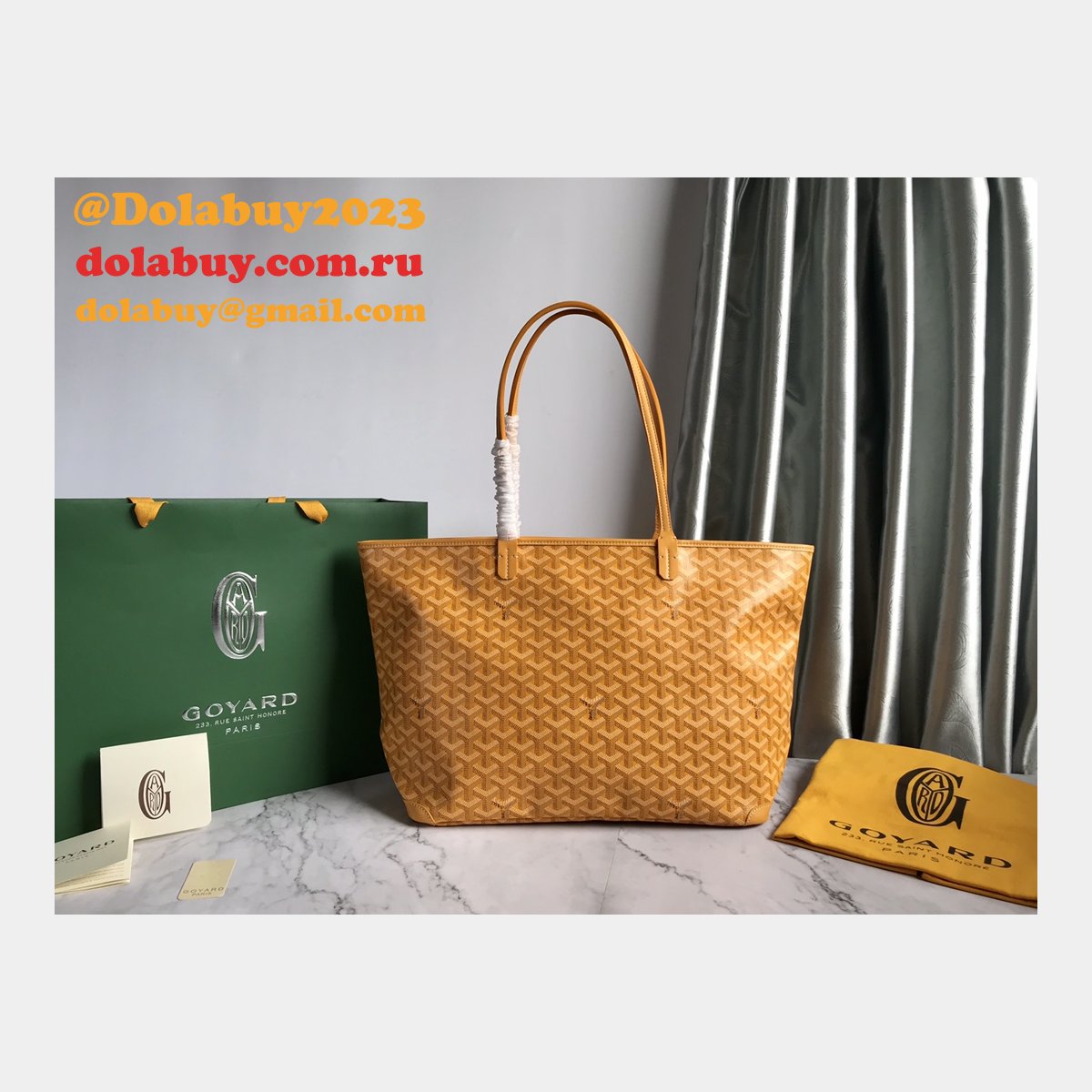 Shop For Luxury Leather Goyard Totes Knock Off Bags