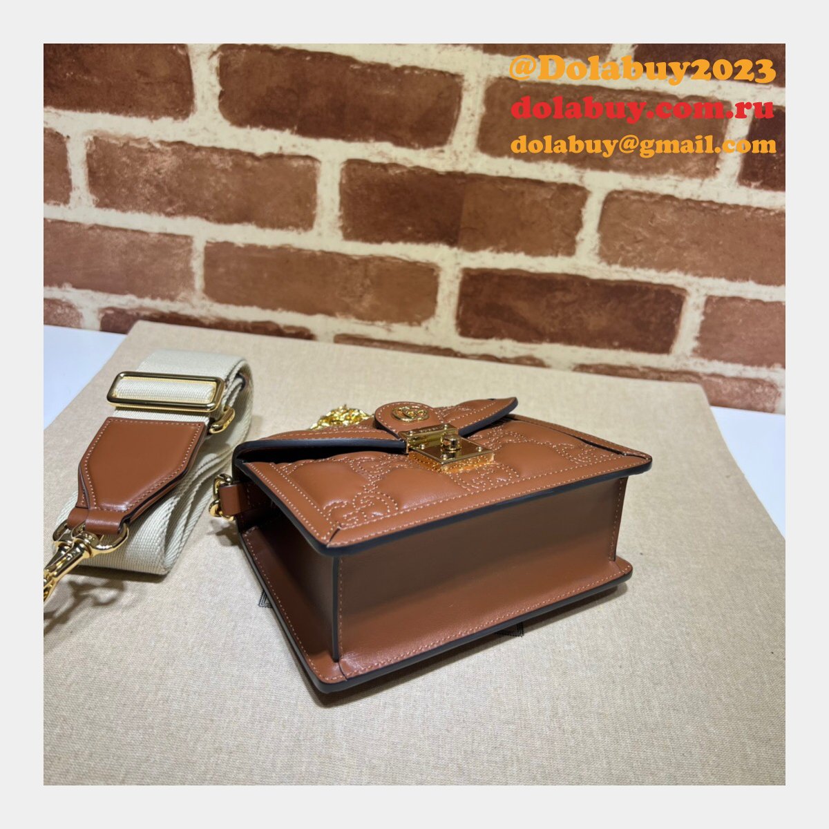 G*u*i fashion gg matelassé 724499 top handle replica bag