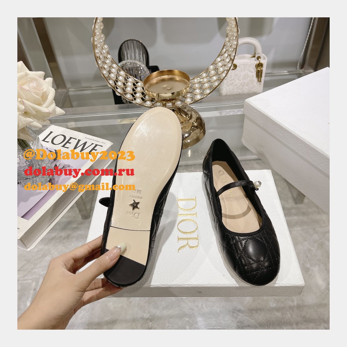 Top Quality Wholesale DIOR ballet flats