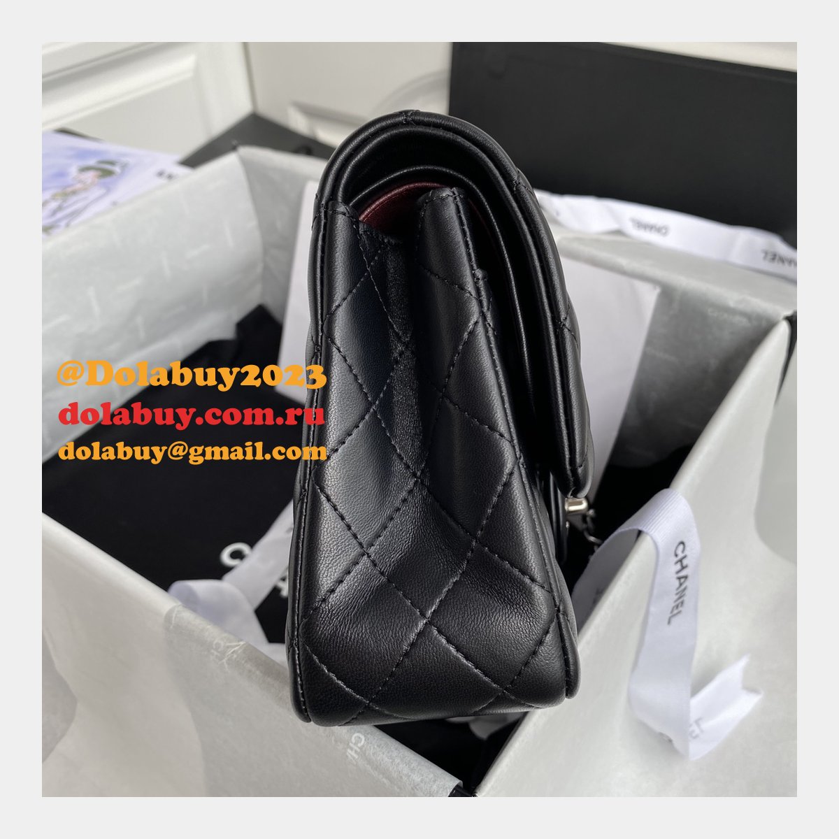 Top Quality CC Lambskin CF1112 25CM Handbags Online