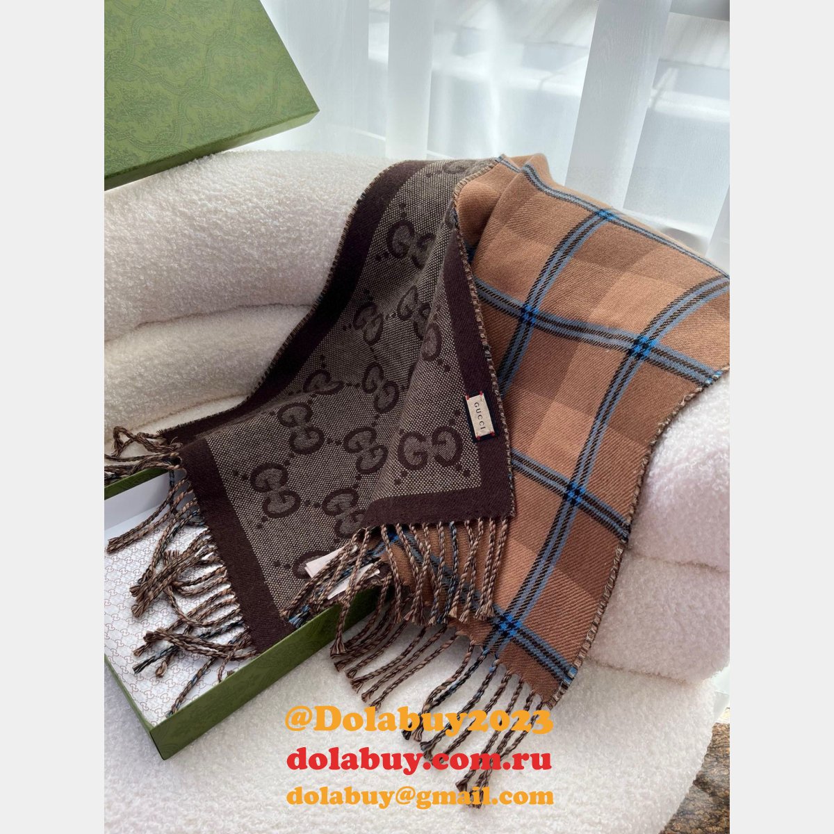 7 star luxury G*u*i ashmere scarf