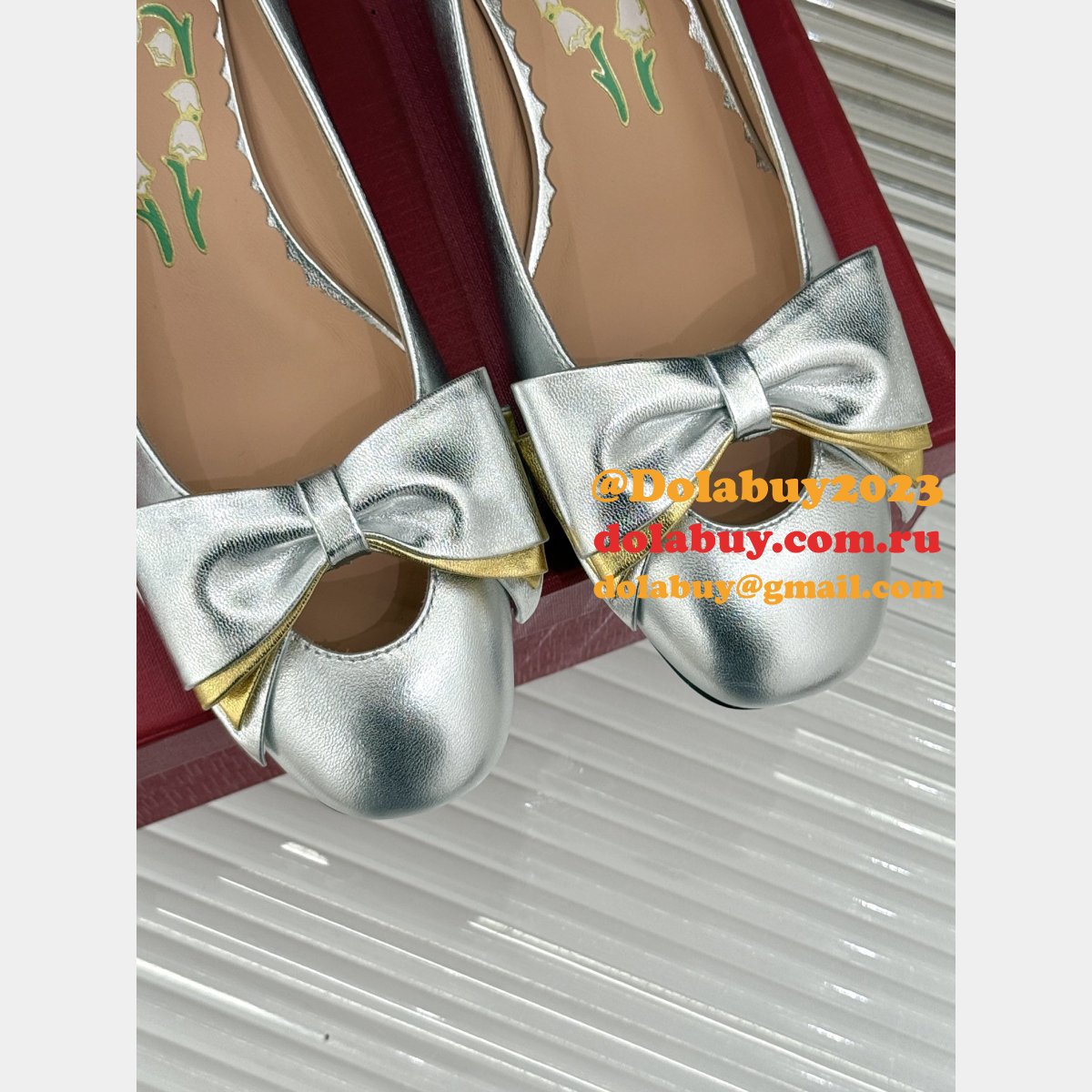 7 Star Valentino BOWOW PUMP IN KIDSKIN