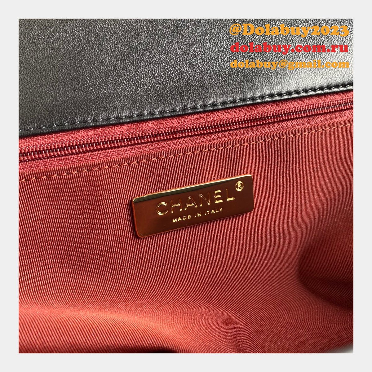 Top CC 19 Bags 2021 Black 30CM