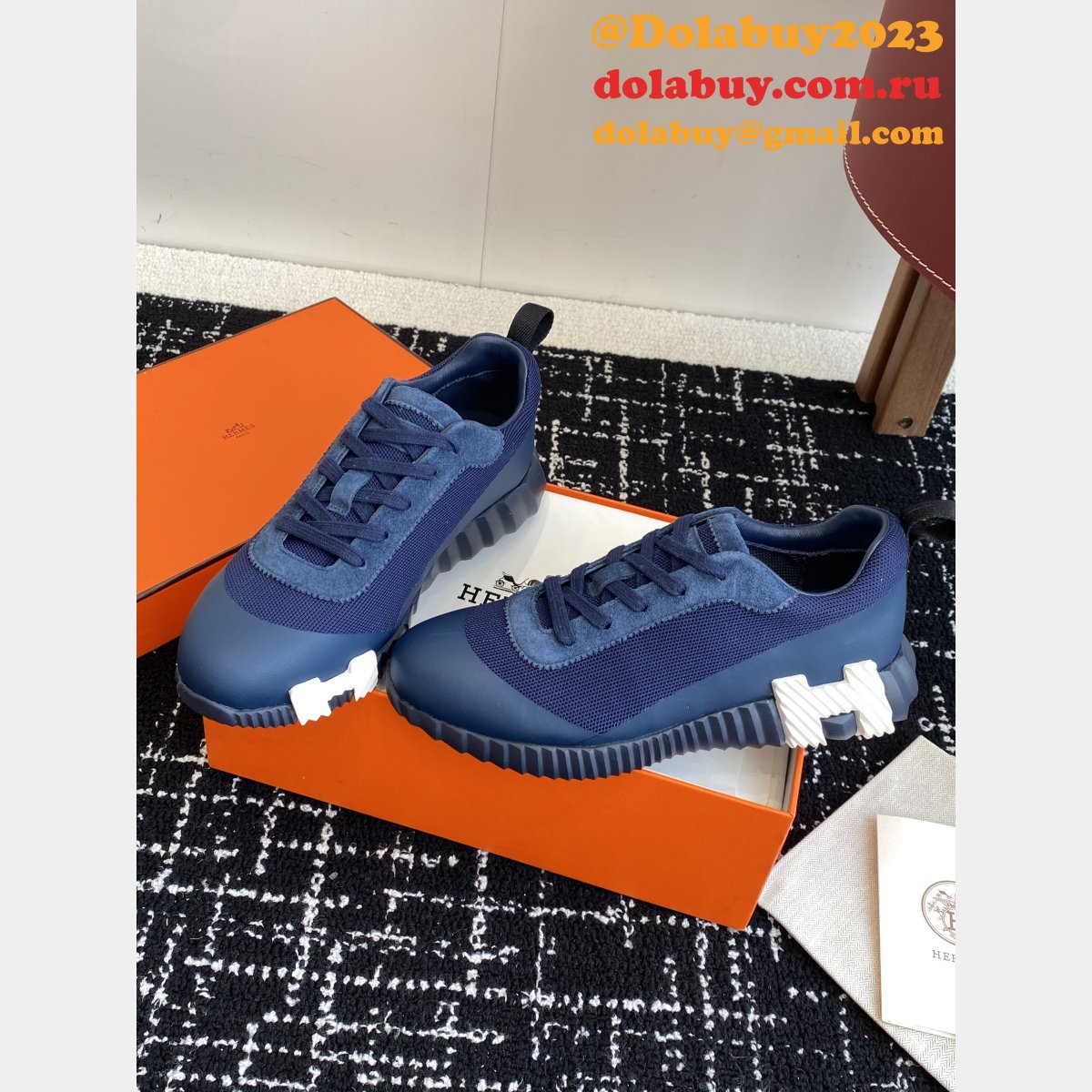 Perfect Hermes Bouncing Sneaker