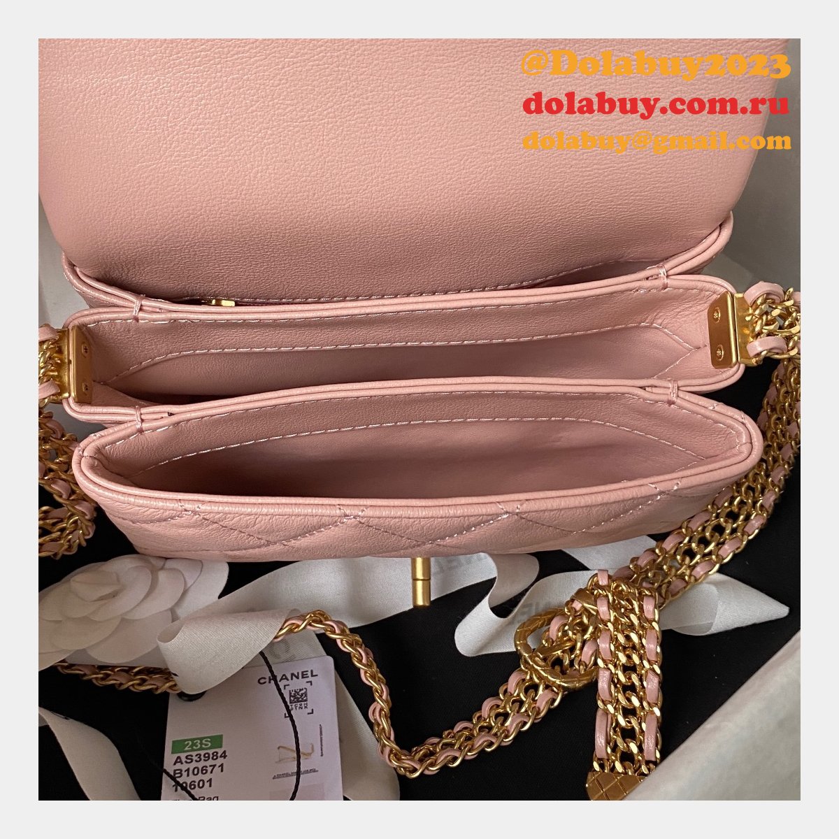 Designer Perfect AS3984 Matelasse Flap Replica Bag