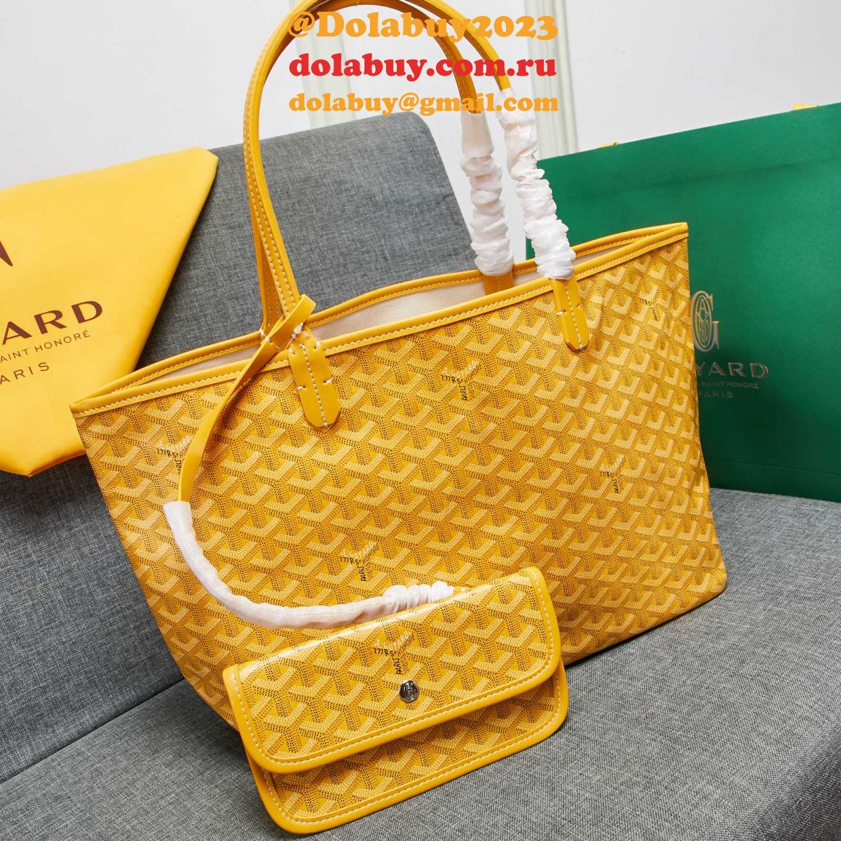 Perfect Goyard Tote Replica Copy Shopping Bags