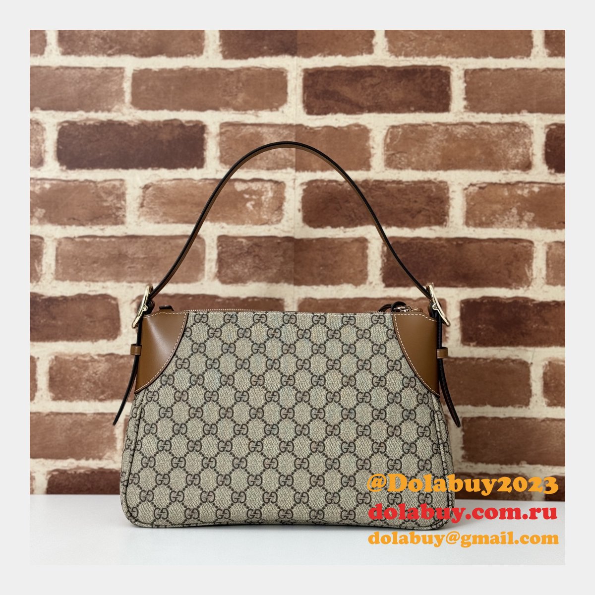 G*u*i luxury copy mirror gg emblem 815216 shoulder bag