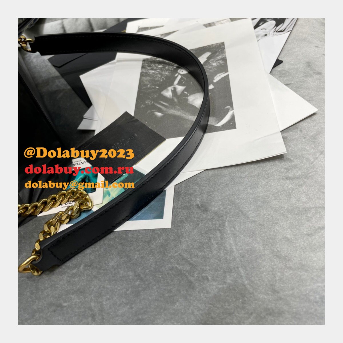 Saint Laurent Fake Vinyle round camera bag 610436 chevron-quilted