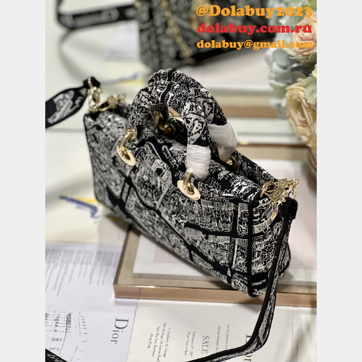 Quality AAA Christian Dior Lady Dior 26cm Replica Bag