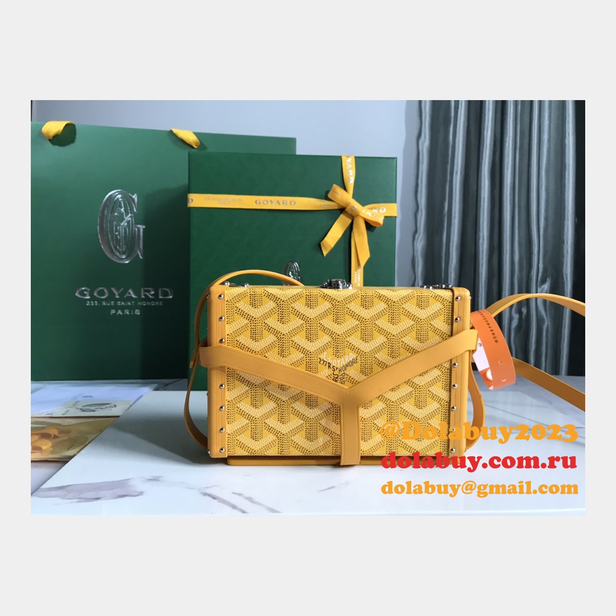 Best Quality 020177 Minaudière Goyardine Replica Goyard bags