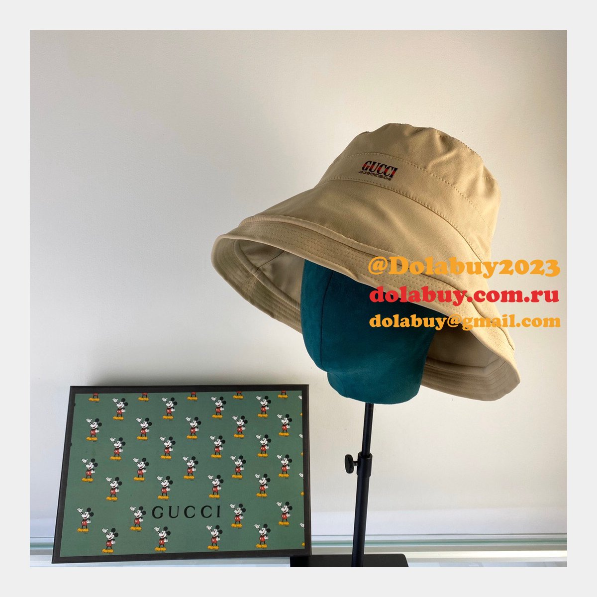 luxury G*u*i foldable simple fisherman hat