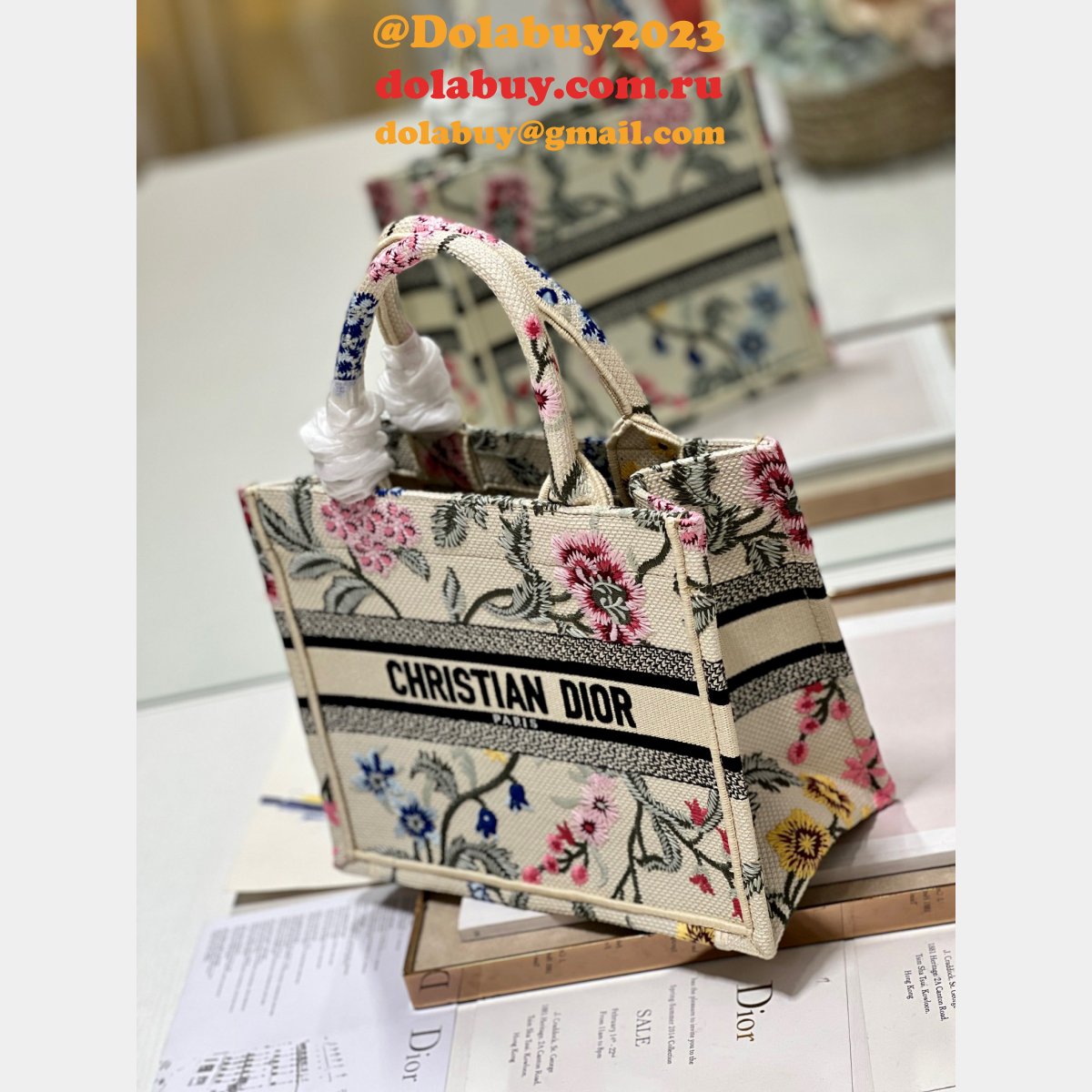 Replica Christian Dior CD Book Tote Perfect Bag