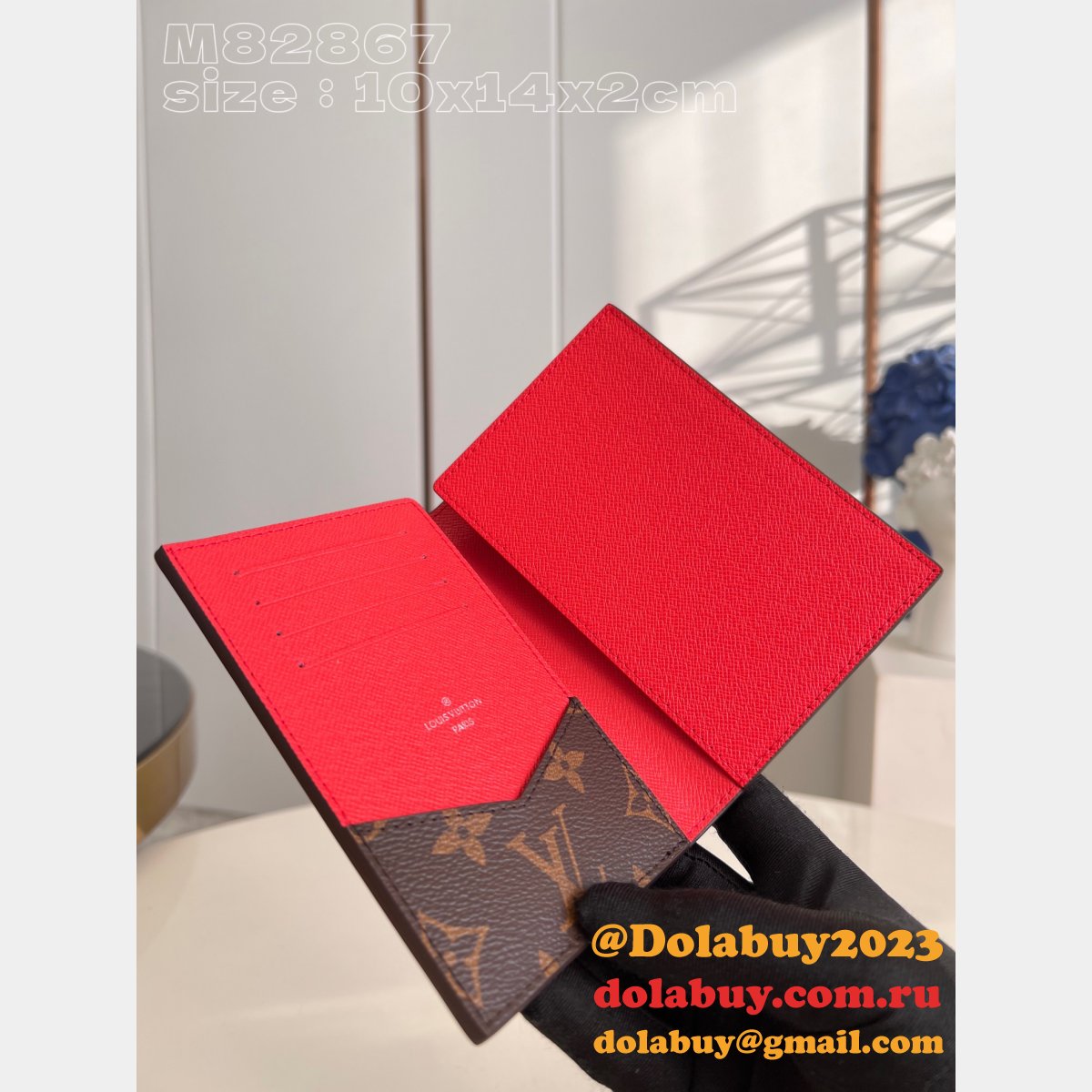 Passport Cover Louis Vuitton M82867 Travel Replica Bag