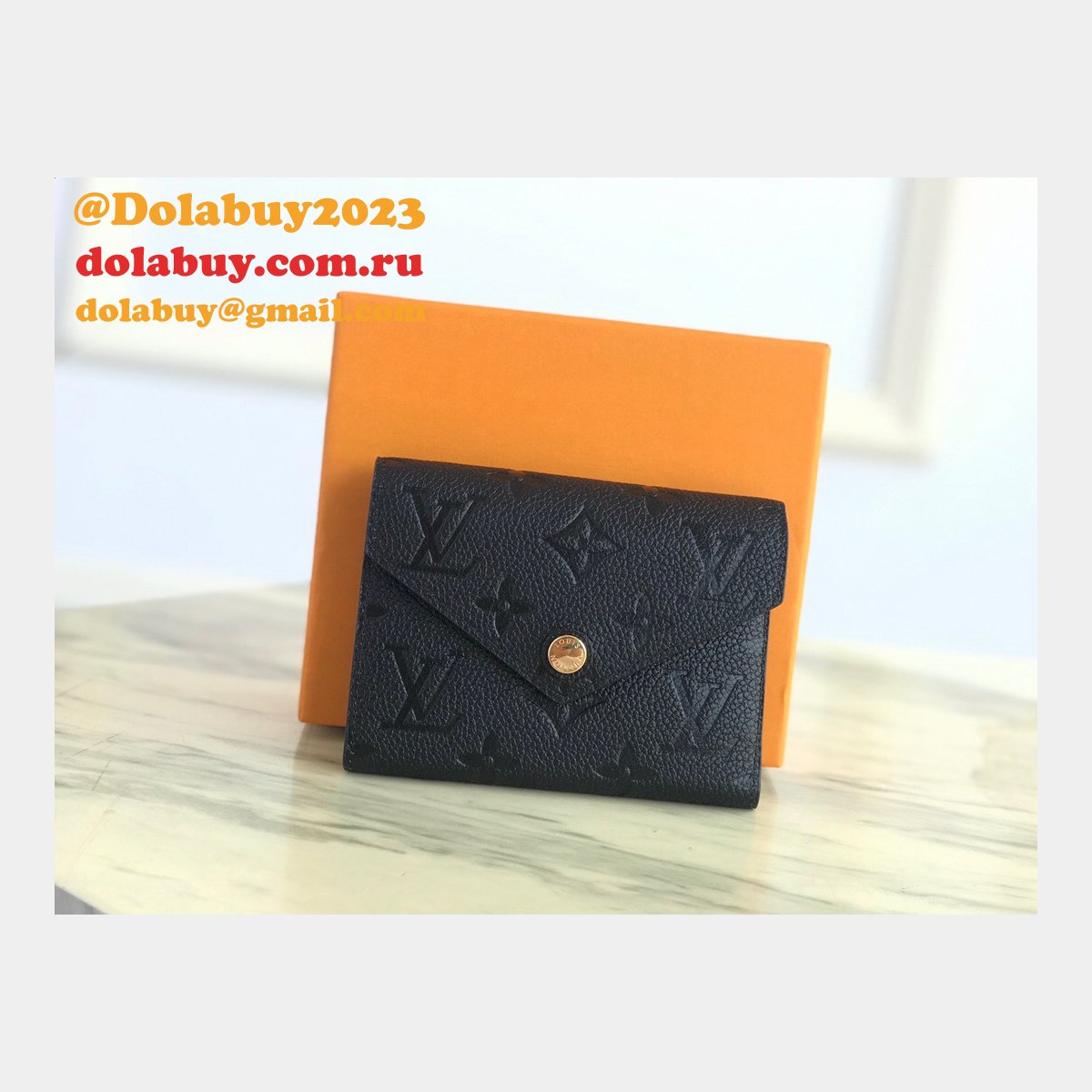 Replica Victorine Wallet Monogram Empreinte Leather M64060