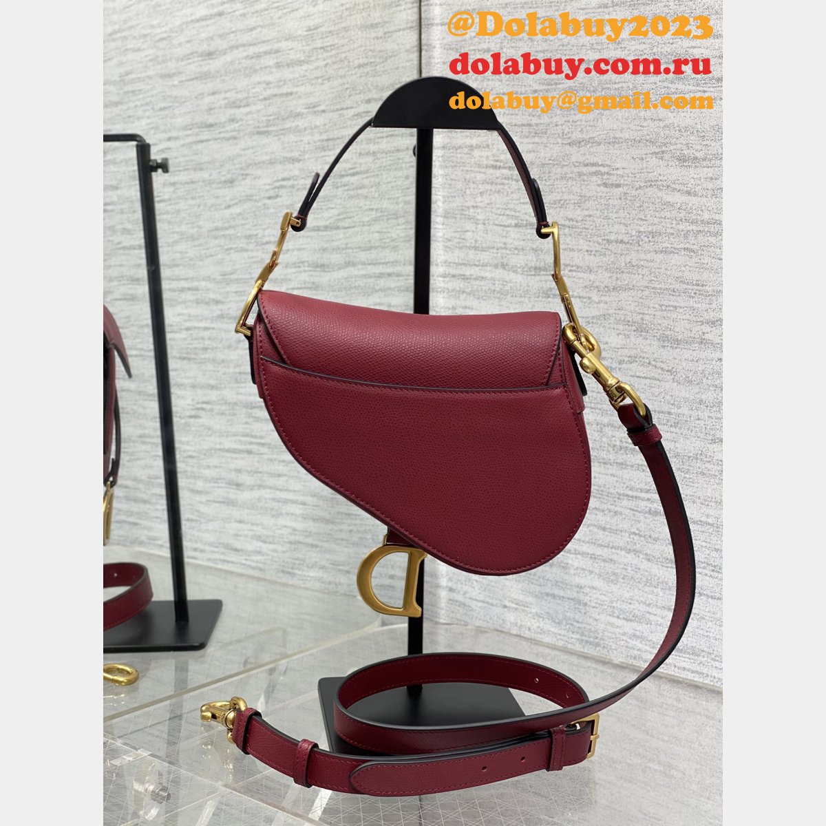Replica DIOR SADDLE with Long strap Wholesale