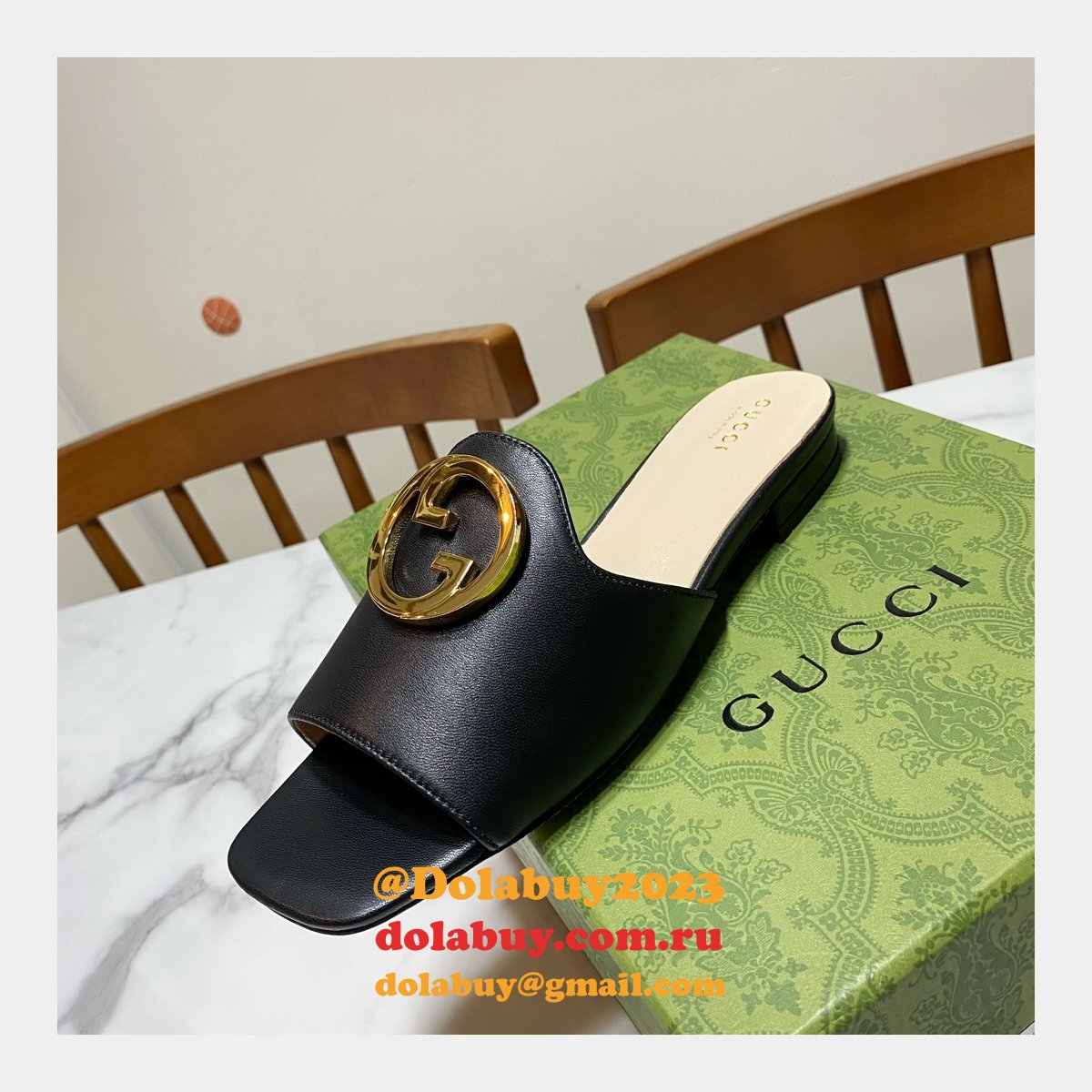 blondie inspired G*u*i platform sandals designer replica shoes