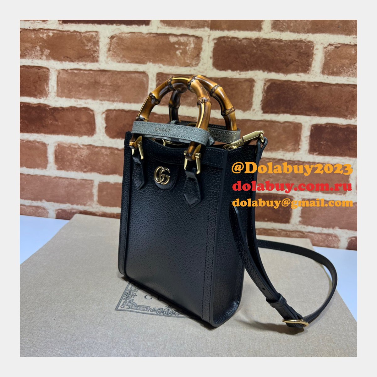 G*u*i replicas diana 1:1 mirror tote perfect 739079 bag