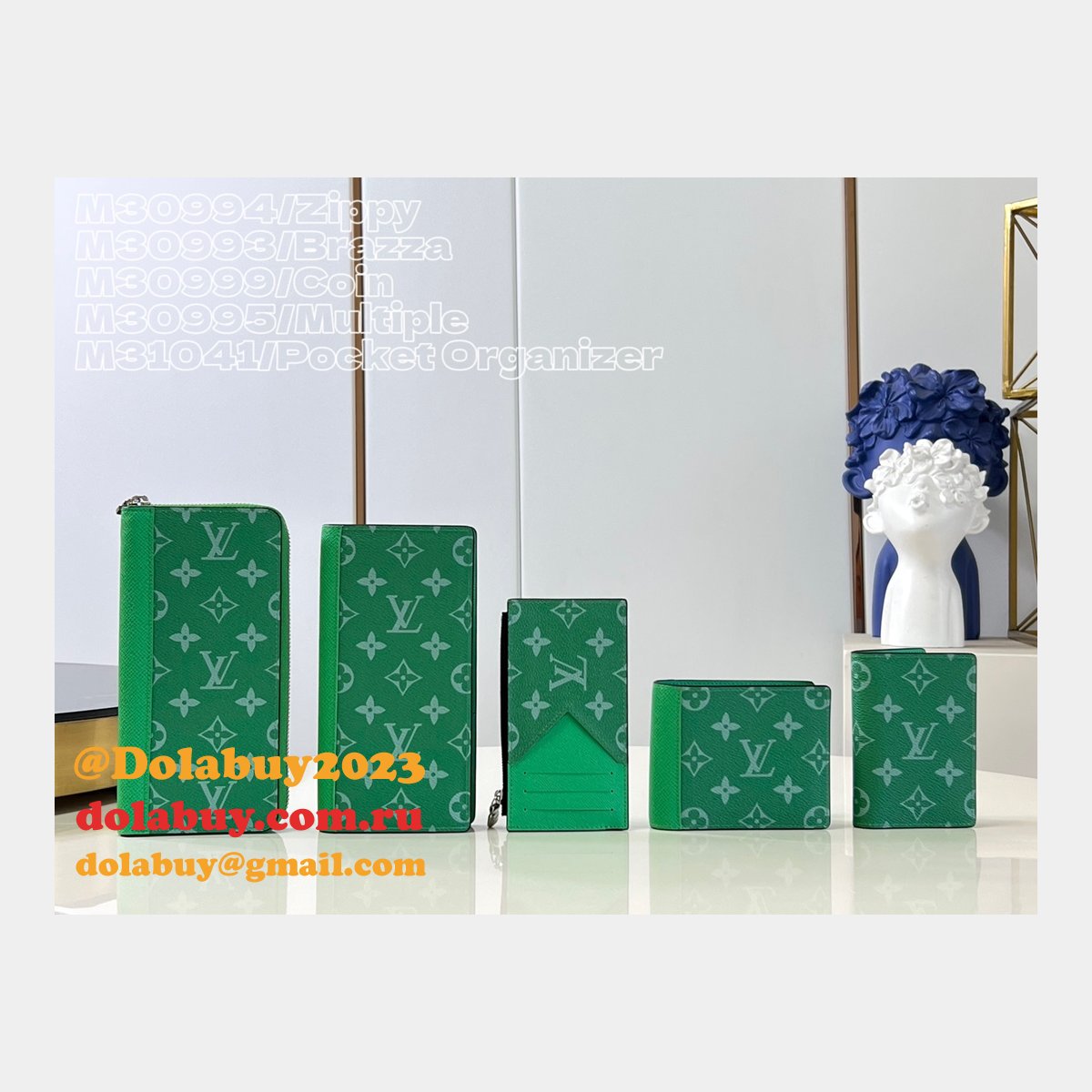 M30994/M30993/M30999/M30995/M31041 LV Zippy Brazza Coin Multiple Pocket Organizer