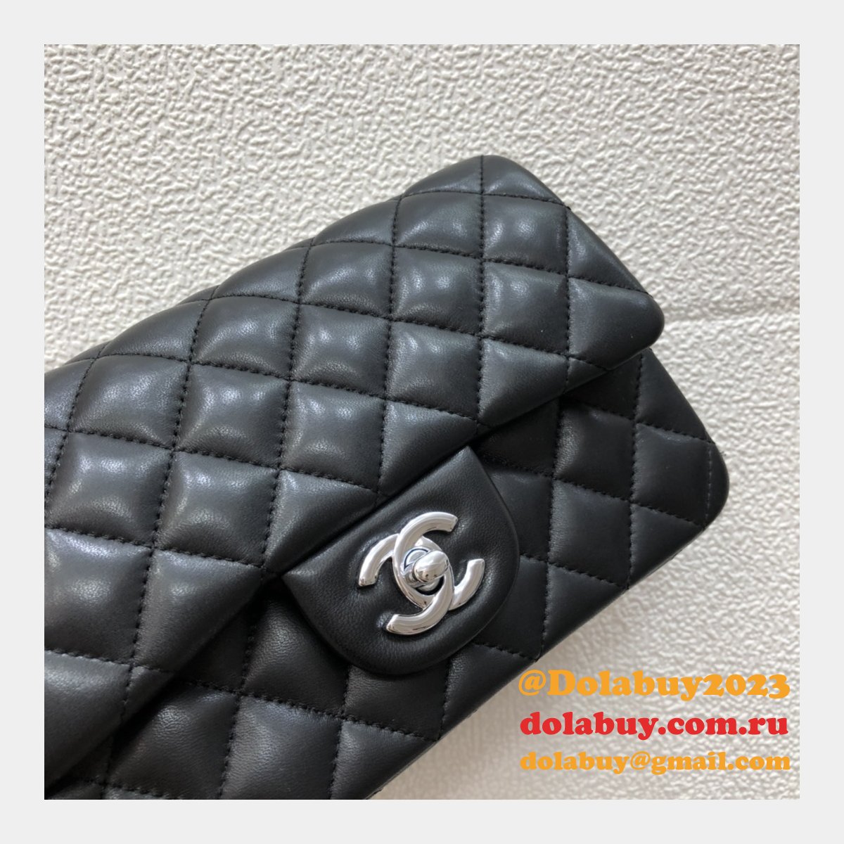 Cheap CC Lambskin Flap Designer Bag 1116 20CM