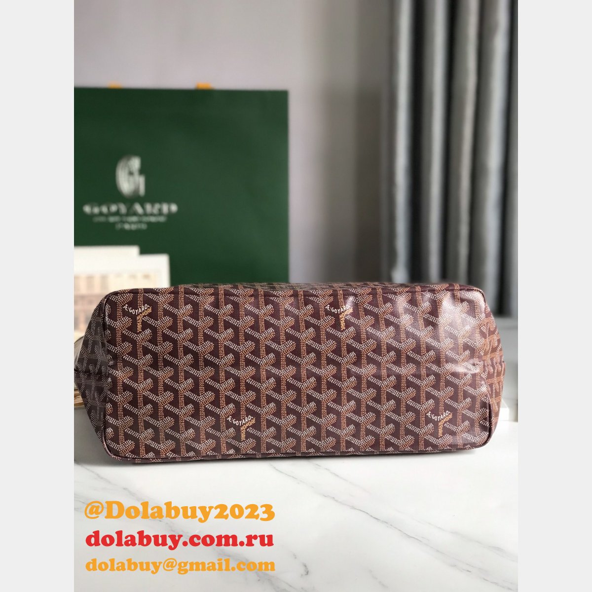 Saint Louis Goyard 020184 020144 Tote Buy Goyardine Fake Bags