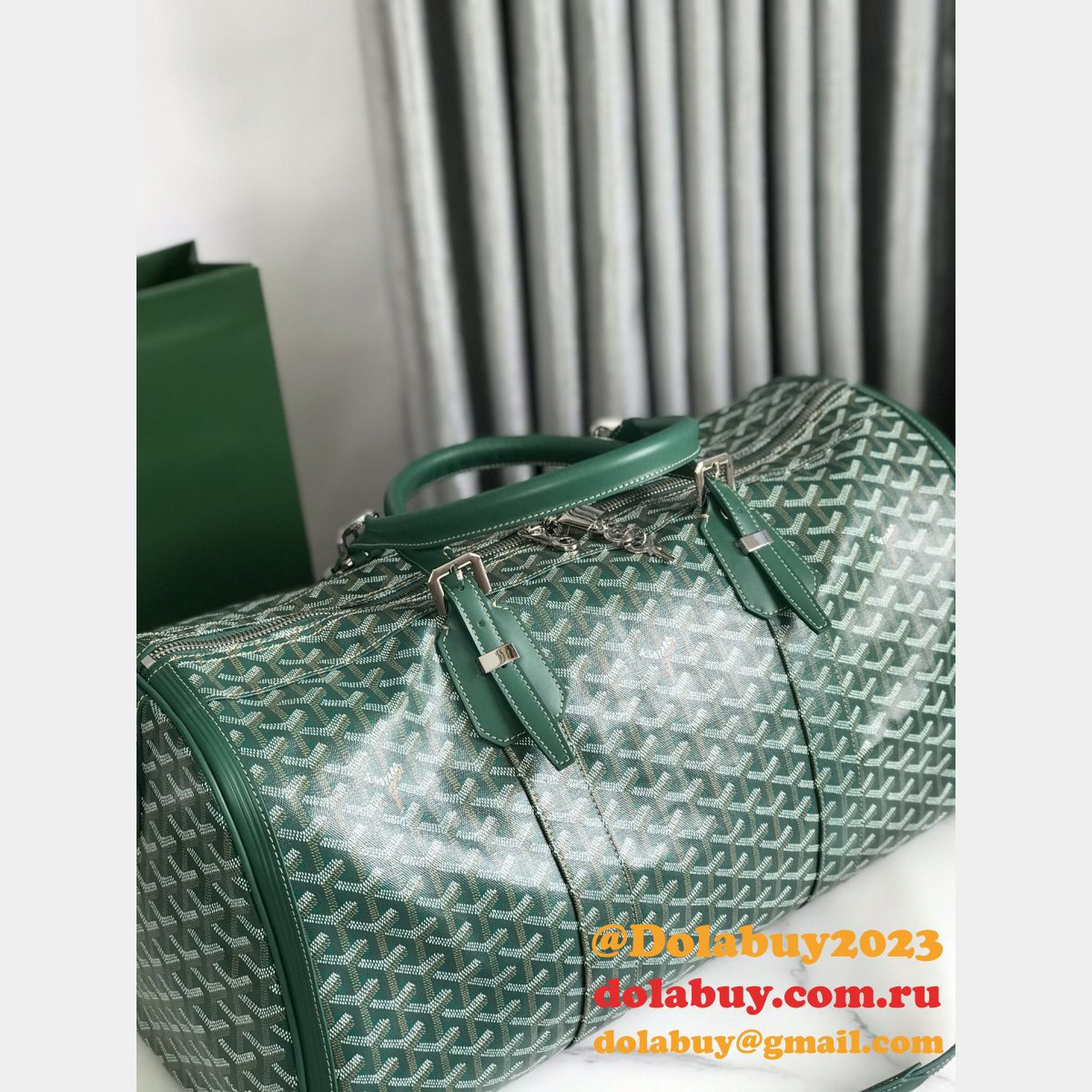 Replica Goyard Croisiere 50 Inspired Goyardine 0201515 Designer Bag