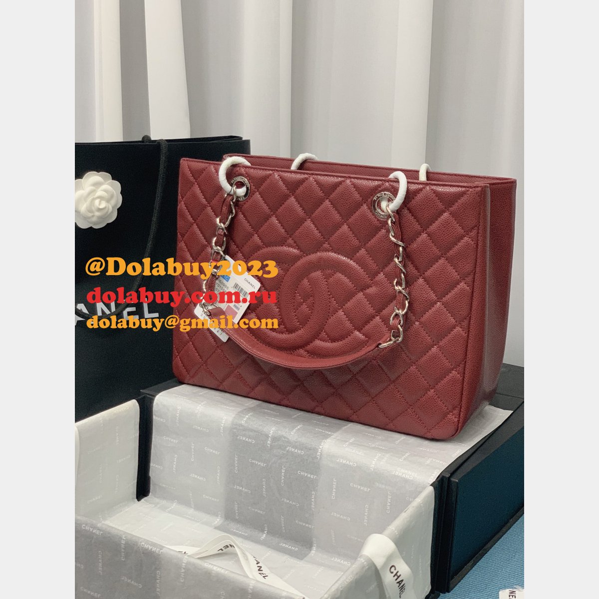 Best classic  CC 50995 shopping bag CAVIAR leather