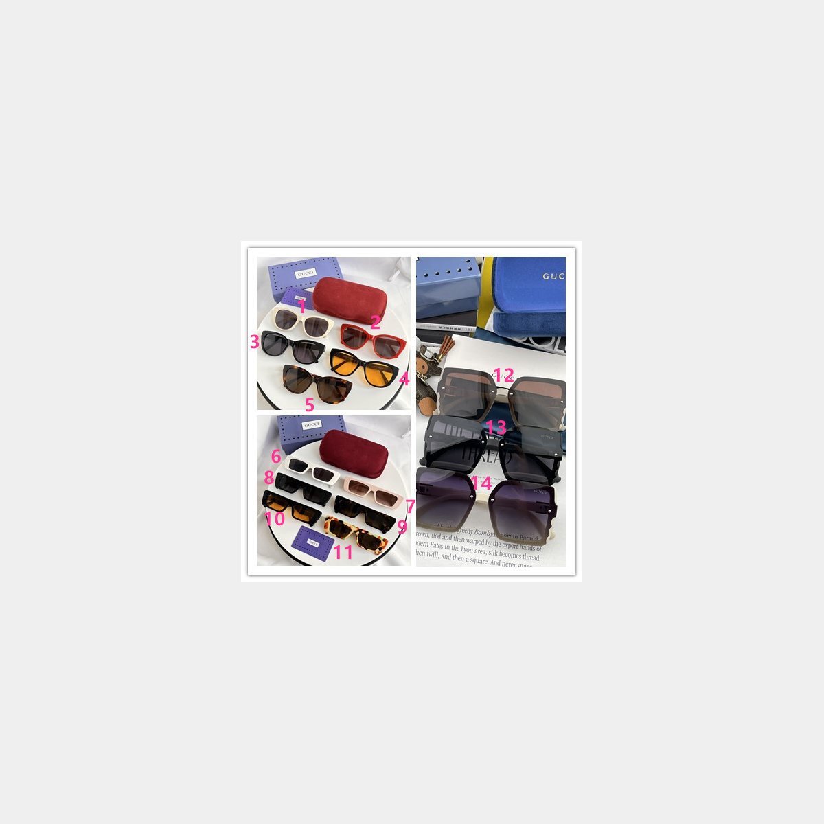 Buy Wholesale Replica Gucci GG1625S/1588S/3851 Designer Sunglasses