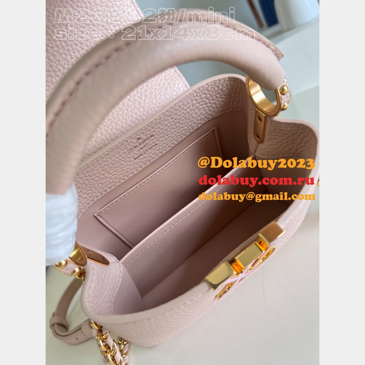 Capucines M23082 Louis Vuitton Inspired Best High Quality Bag