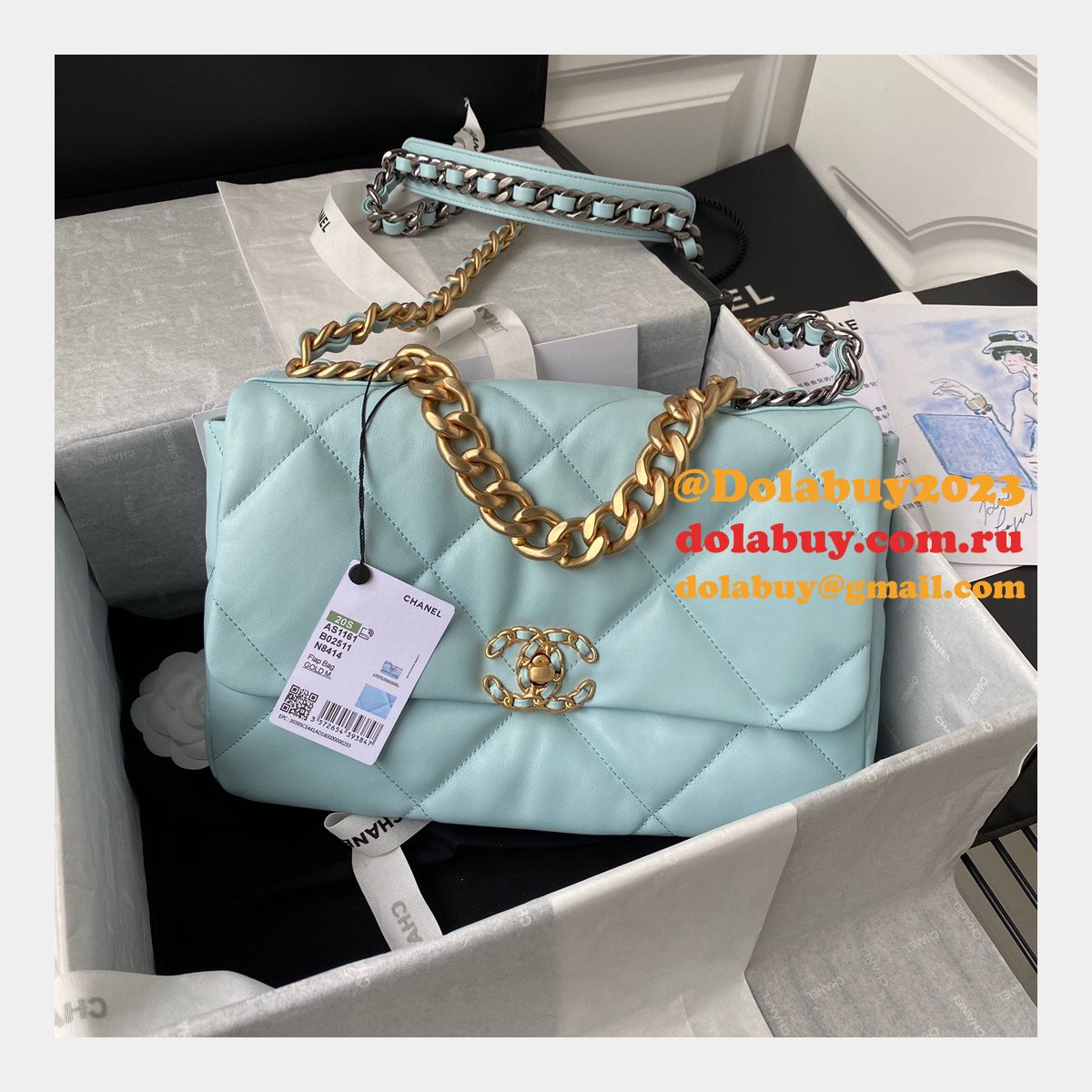 Shop For Quality Lambskin Flap AS1161 Replica Bag
