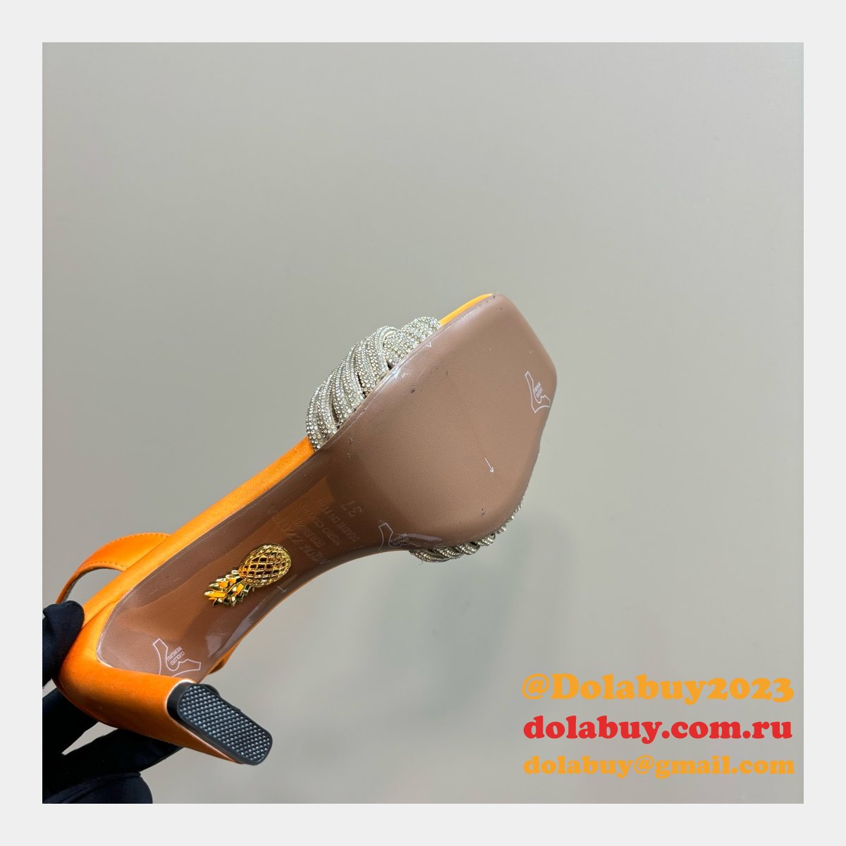 Luxury Best Aquazzura High-heeled Sandals 10CM