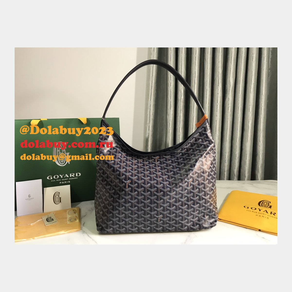 Designer Goyard Hobo Bohème Saint Louis Artois Replica Bag