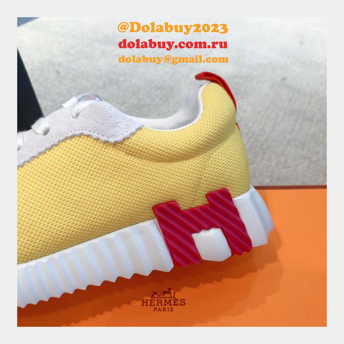 Top Quality Hermes Replica Real Luxury Sneaker Design Shoes